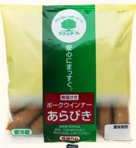 信州ハム-ポークウインナー・あらびき-100g